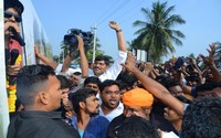 Prati Roju Pandage Movie Bus Tour Photos